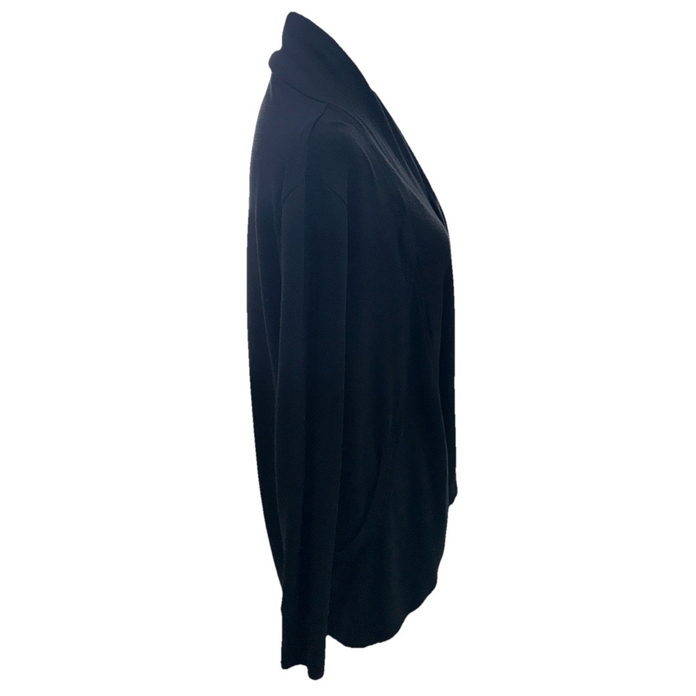 Athleta Cocoon Wrap Cardigan Black Pockets SIZE XSP - Picture 3 of 9